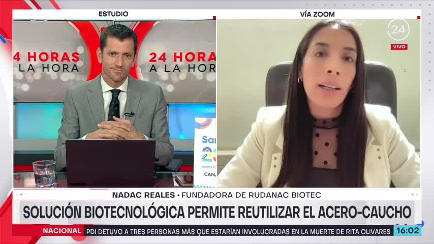 Solución biotecnológica permite reutilizar el acero-caucho