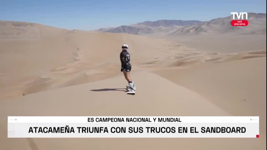 CAMPEONA DE SANDBOARD