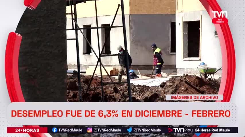 A 6,3 llegó el desempleo en trimestre diciembre 2022 - febrero 2023