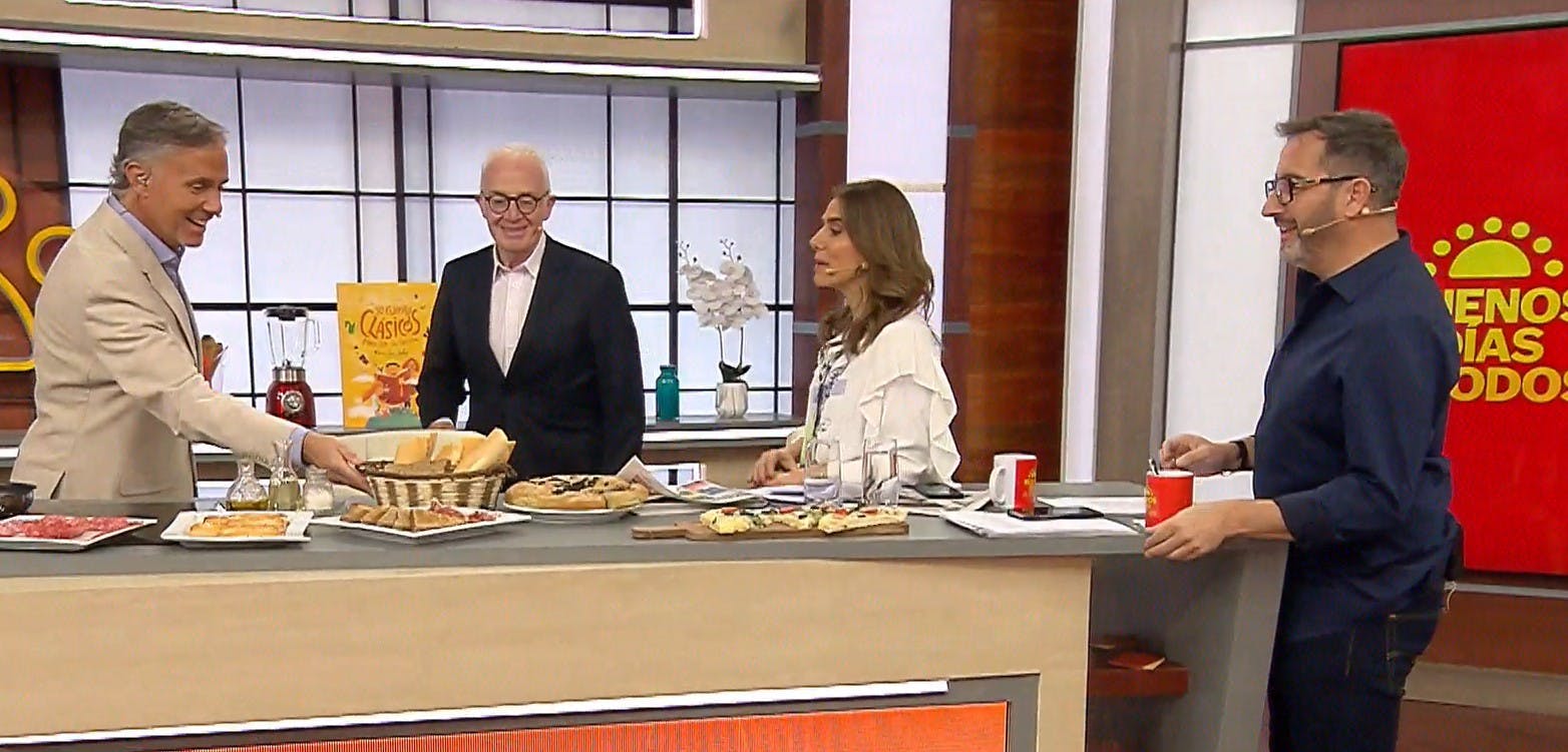 ¡Nos ponemos de pie! Pedro Carcuro visitó el Buenos Días a Todos