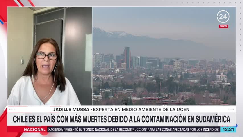 Chile es el país con más muertes por contaminación en Sudamérica