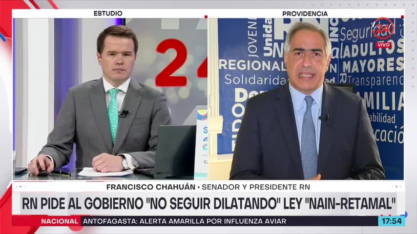 Chahuán: “Espero que el Presidente Boric se disculpe por cada vez que se avaló la violencia”