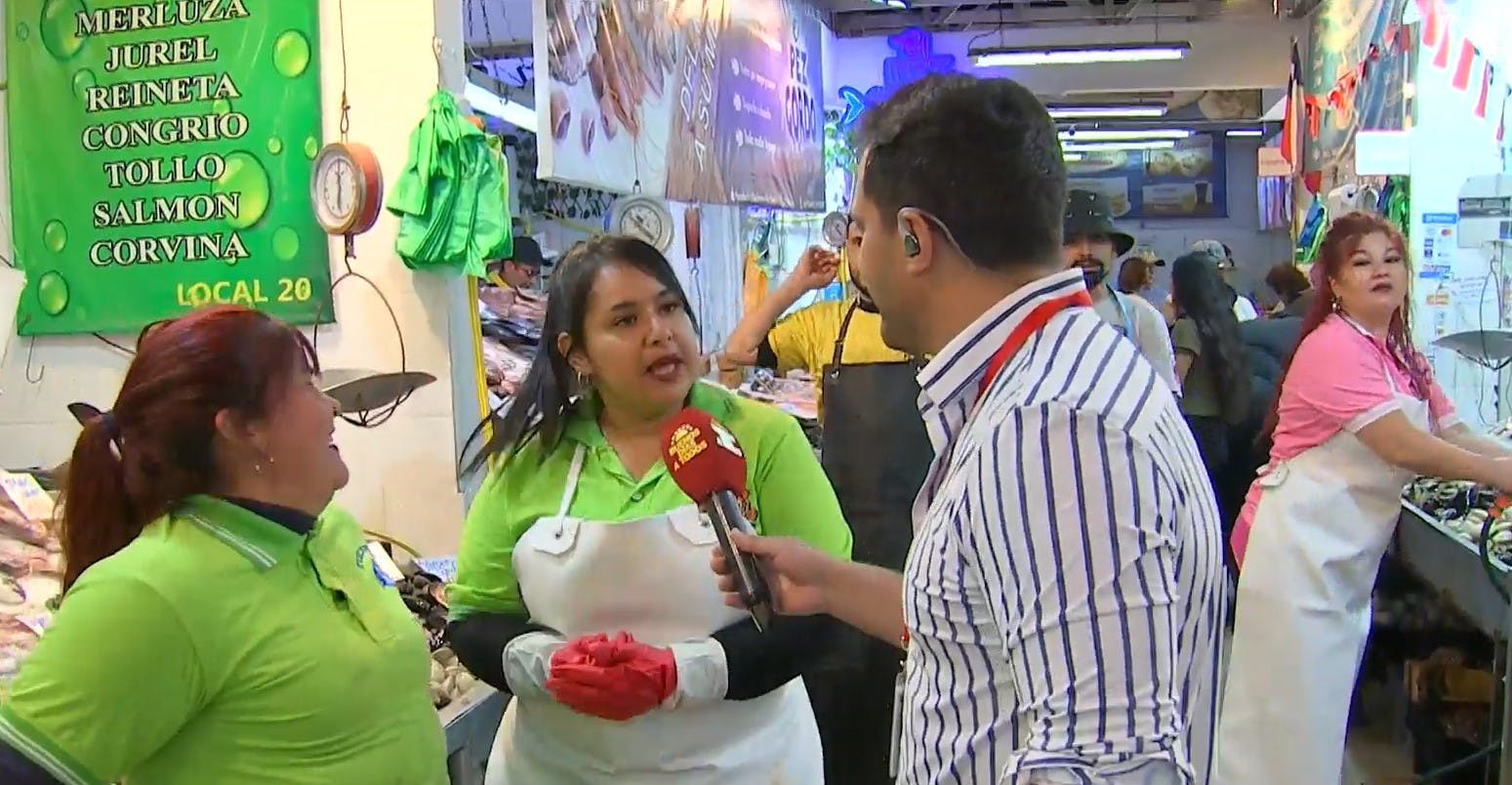 ¡Se viene Semana Santa! Simón Oliveros en busca del mejor precio en el terminal pesquero