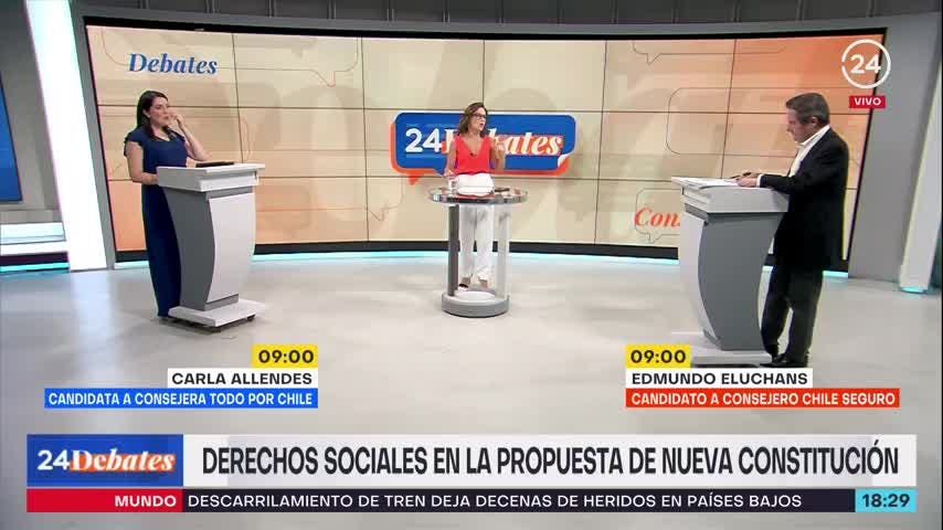24 Debates: la propuesta en derechos sociales de Edmundo Eluchans y Carla Allendes