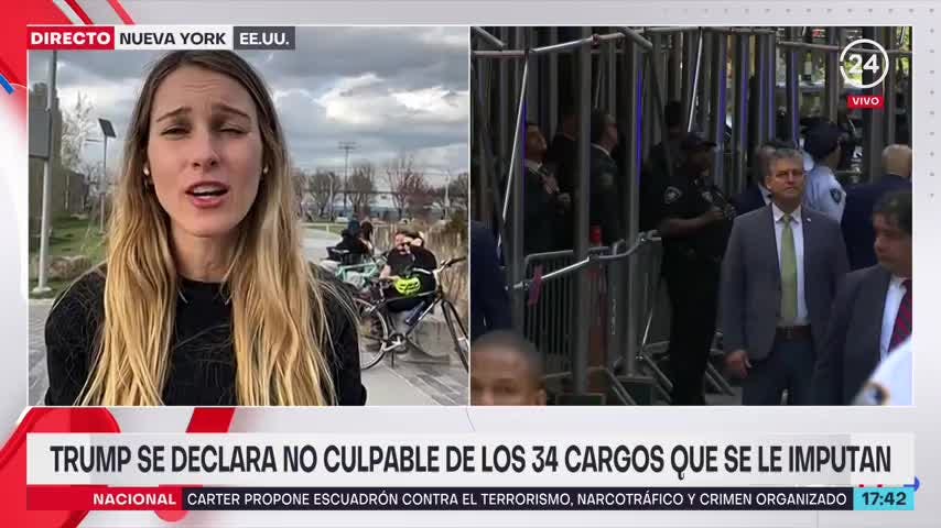 Corresponsal sobre Trump: “El pago a la actriz porno es la trama más grande de la acusación”