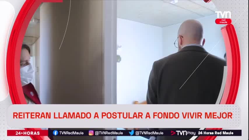Reiteran llamado a postular a fondo Vivir Mejor
