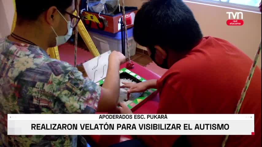 Velatón para visibilizar el autismo