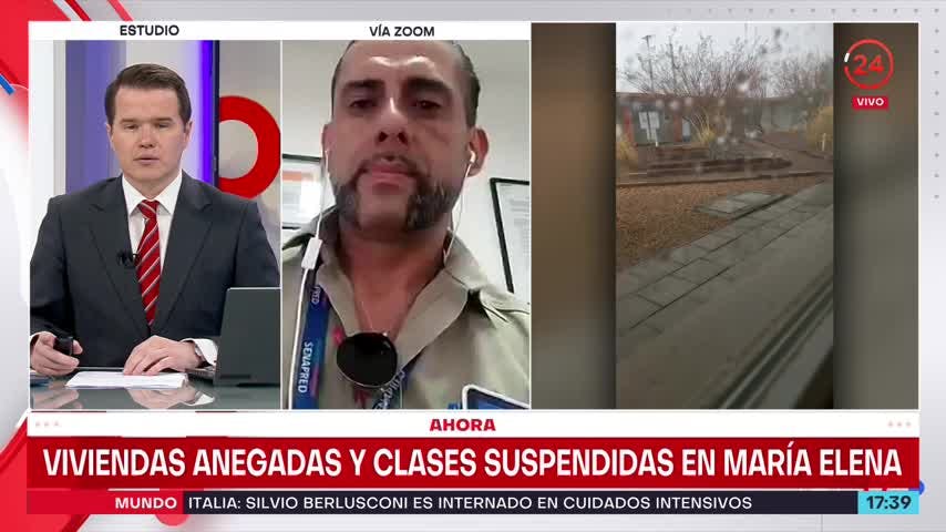 Senapred se refiere a daños por fuertes lluvias en comuna de María Elena