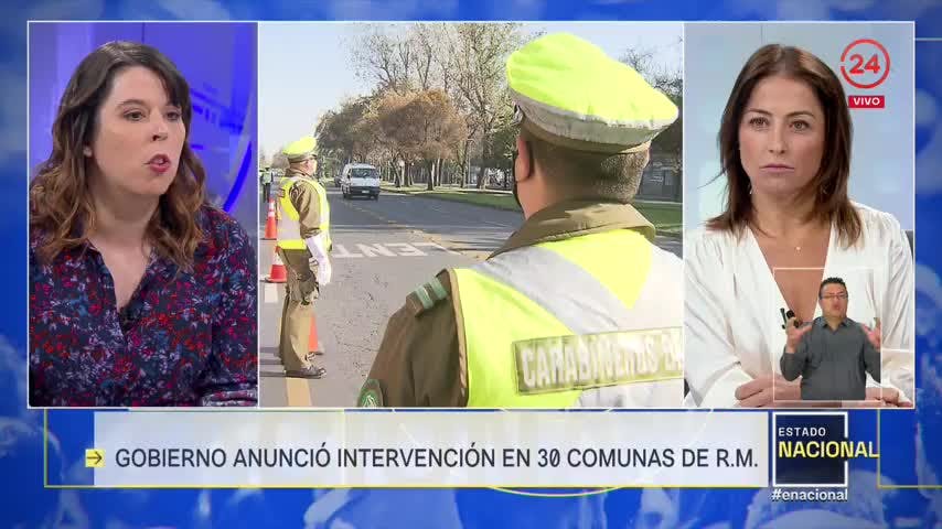 Delegada de la RM sobre intervención en 30 comunas: Vamos a ir tomando decisiones que son de carácter táctico