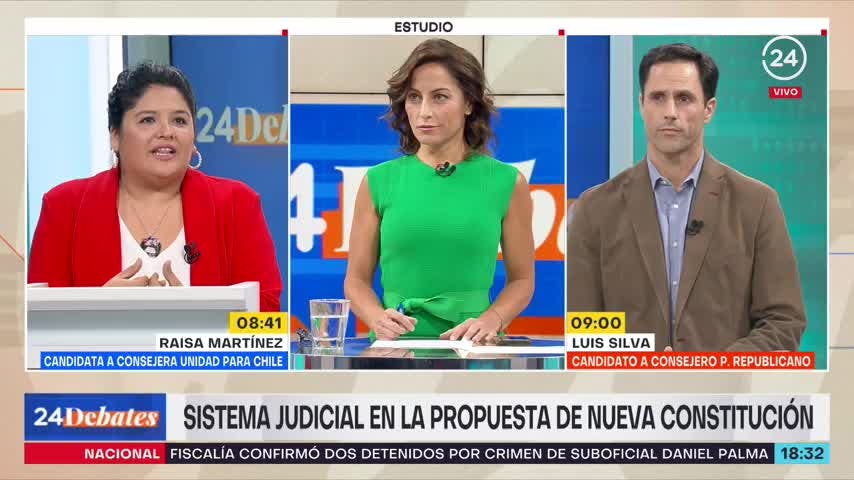 24 Debates: Sistema Judicial según Raisa Martínez y Luis Silva