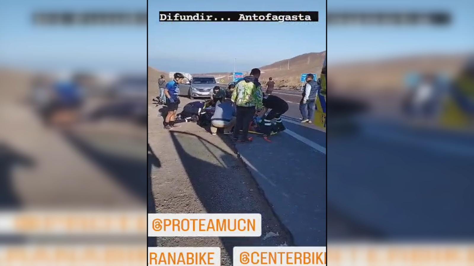 Un ciclista fallecido y otro con lesiones graves dejó un atropello en Antofagasta.