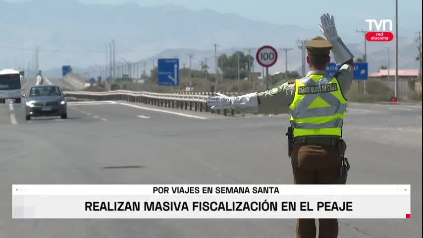 Realizan masiva fiscalización de vehículos y buses