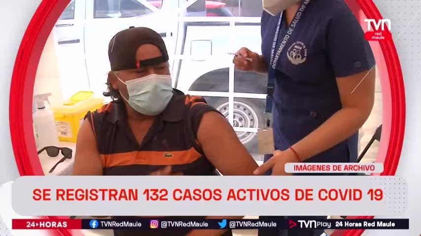 Se registran 132 casos activos de covid 19