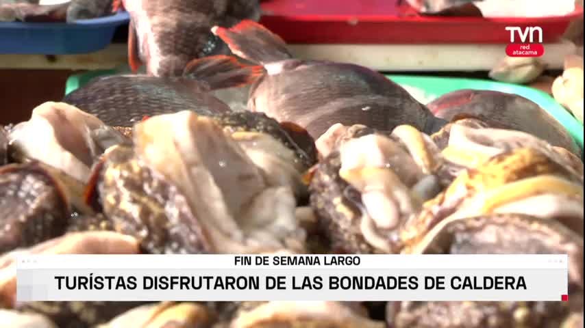 Turistas disfrutaron de las bondades de Caldera