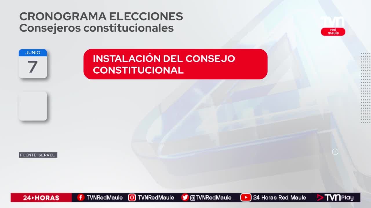 28 son los candidatos a Consejeros Constitucionales