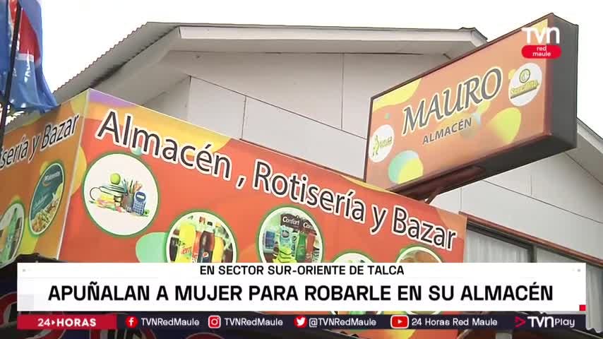 Apuñalan a mujer para robarle en su almacén
