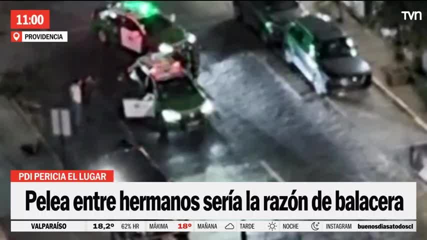 Pelea entre hermanos sería razón de la balacera en Providencia
