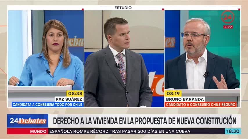 Bruno Baranda en '24 Debates': Voy a trabajar para que la vivienda social sea propiedad plena y heredable por la familia”