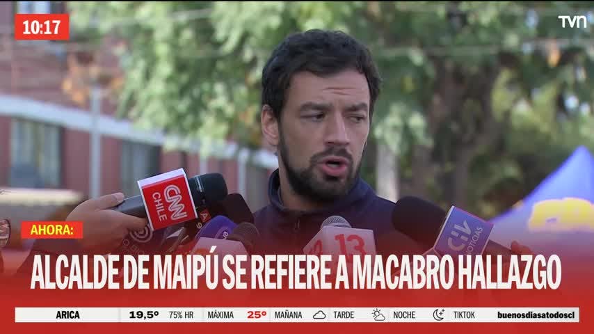 Alcalde de Maipú se refiere a terrible hallazgo humano