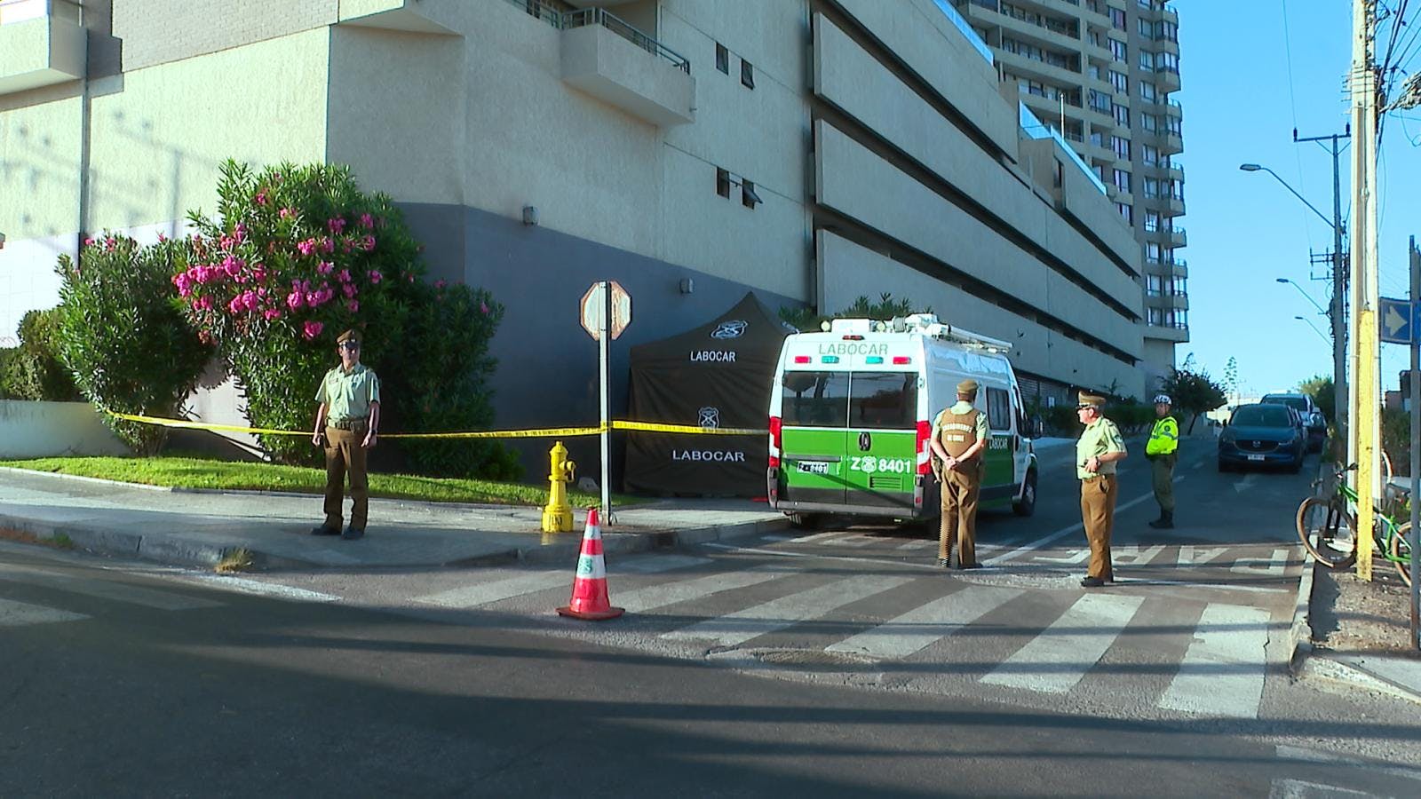 Investigan muerte de mujer que cayó desde edificio en sector sur
