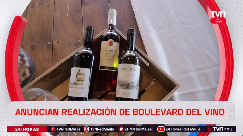 Anuncian realización de Boulevard del Vino en Talca