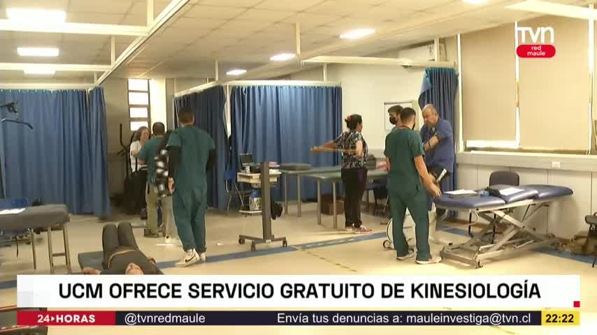 UCM ofrece servicio gratuito de kinesiología