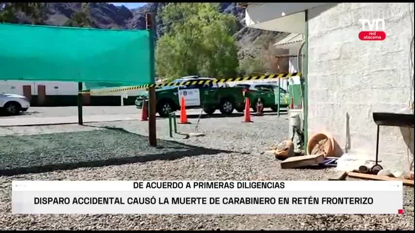 Carabinero muere por disparo accidental