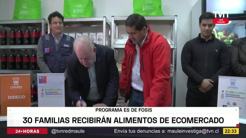 Ecomercado entregará víveres a familias de Linares