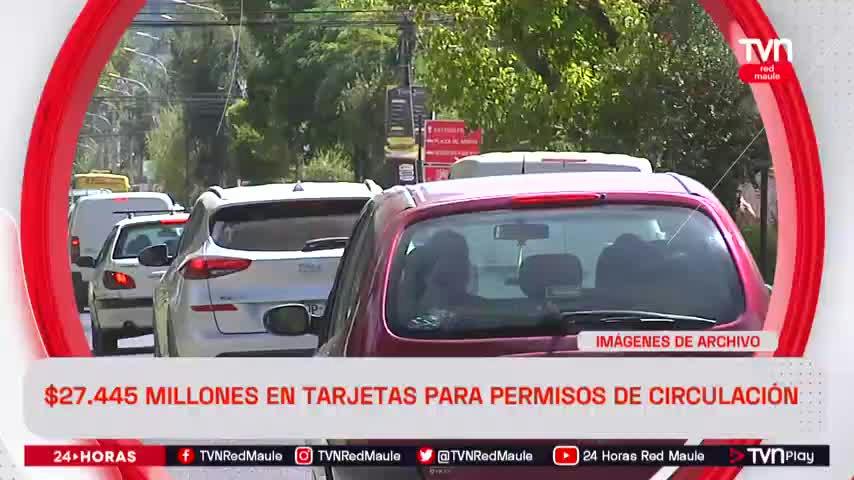 $27.445 millones en tarjetas para permisos de circulación
