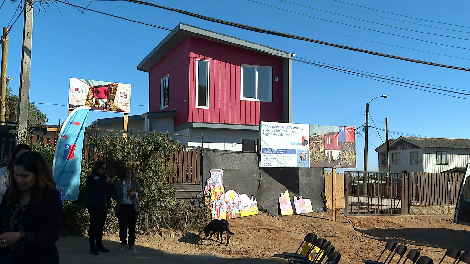 Entregan primera vivienda industrializada tras incendio en Viña del Mar