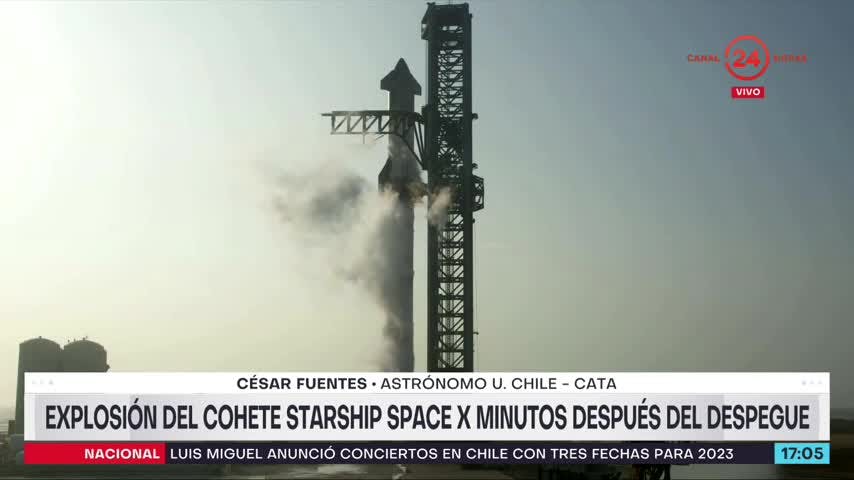 Astrónomo por explosión de cohete Starship SpaceX: Es el cohete más grande y potente que ha hecho nunca la humanidad