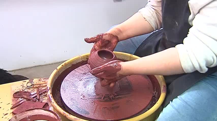 Obras cerámicas con diseño contemporáneo