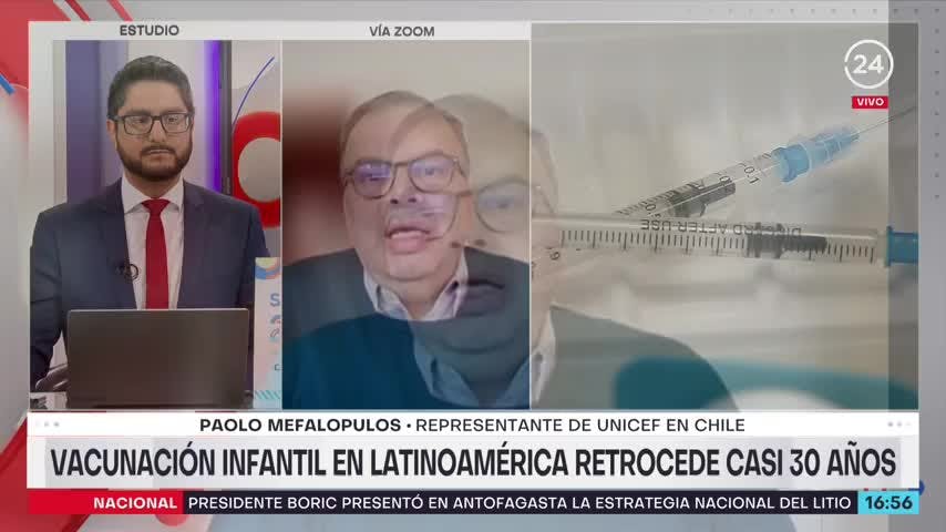 Unicef Chile y descenso en la vacunación infantil: El informe es un llamado de atención