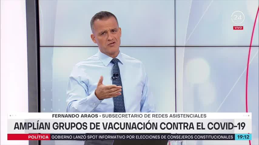 Subsecretario Araos y ampliación en la vacunación contra el Covid: “Todavía nos queda por avanzar”