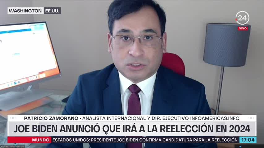 Analista y decisión de Biden de ir a la reelección: En el lado democráta no hay contrapeso a Trump