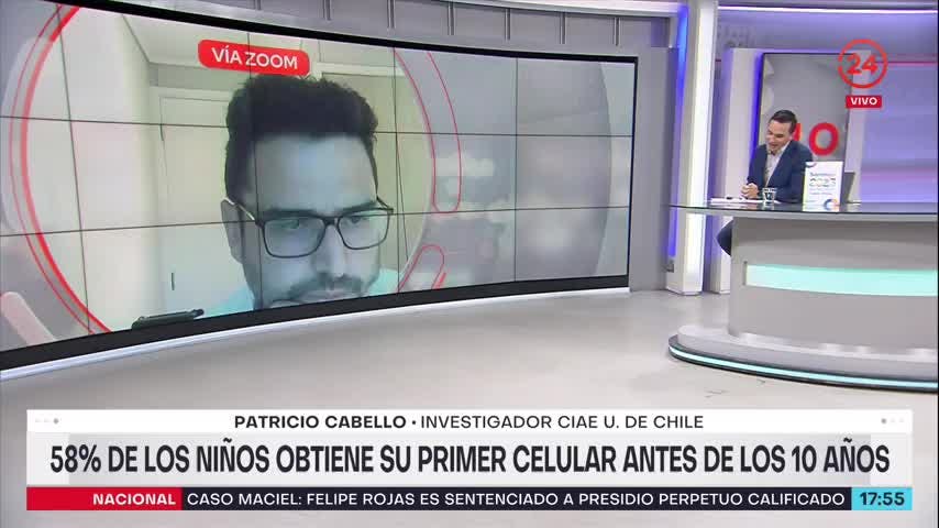 Investigador: Vamos aceptando que los teléfonos son parte de la vida los niños