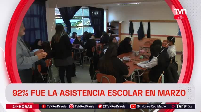 92% fue la asistencia escolar en marzo