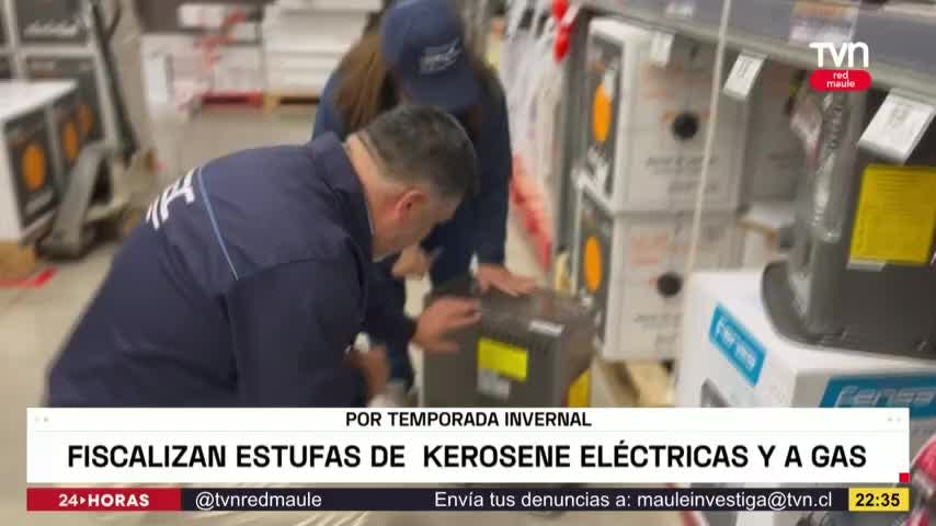 Fiscalizan estufas de kerosene, eléctricas y a gas 