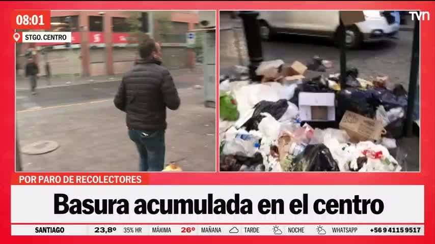 Problemas con la basura en la Región Metropolitana