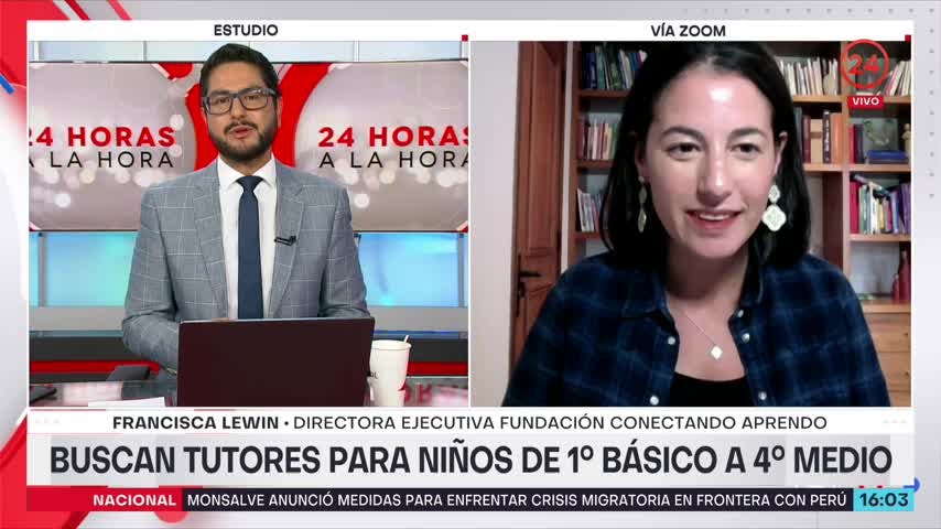 Fundación busca tutores para niños de 1° básico a 4° medio