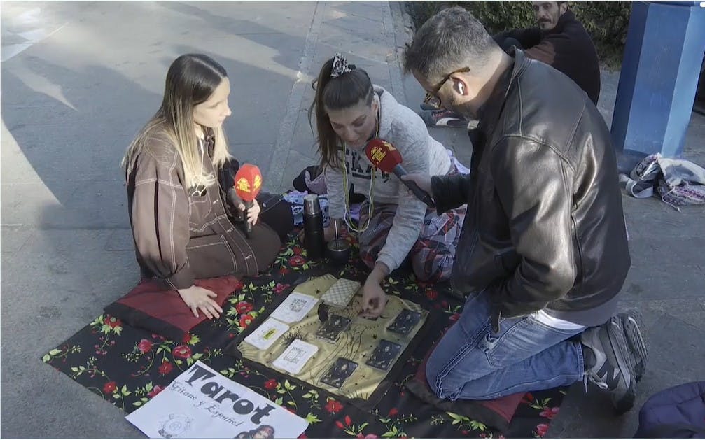 ¡Impactante! Edu e Ignacia se leyeron el tarot