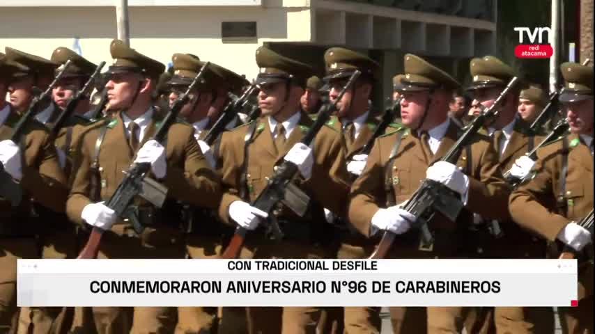 Conmemoran el aniversario de Carabineros