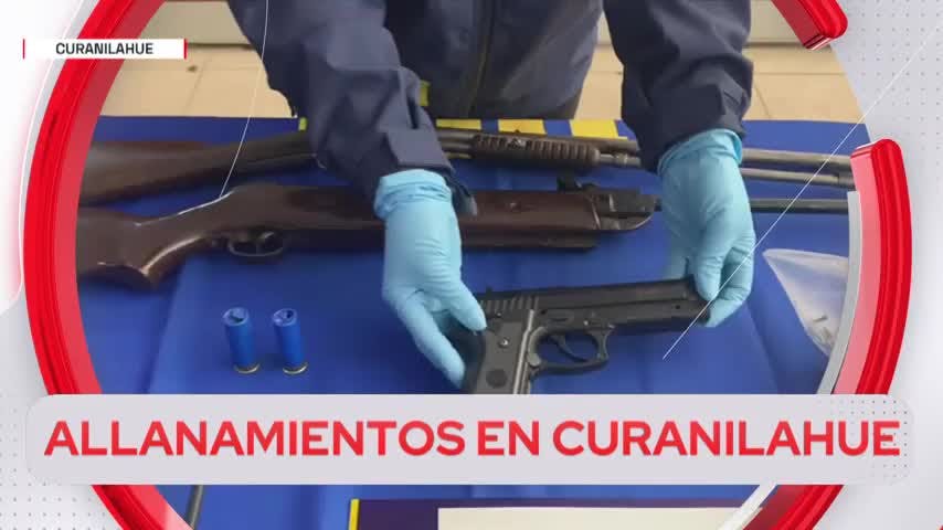 Allanamientos en Curanilahue