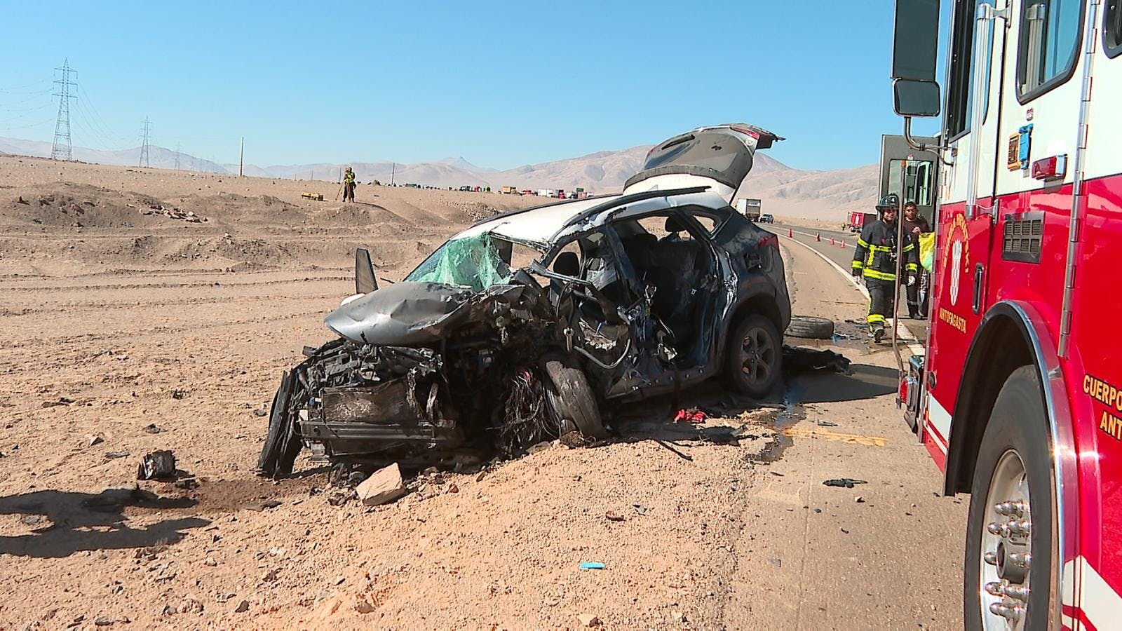 Cuatro personas fallecieron esta mañana en una colisión ocurrida en la ruta cinco norte