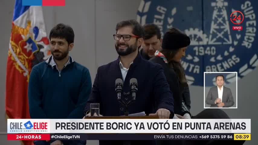 Boric destaca que elección es un avance para el país sea cual sea el resultado