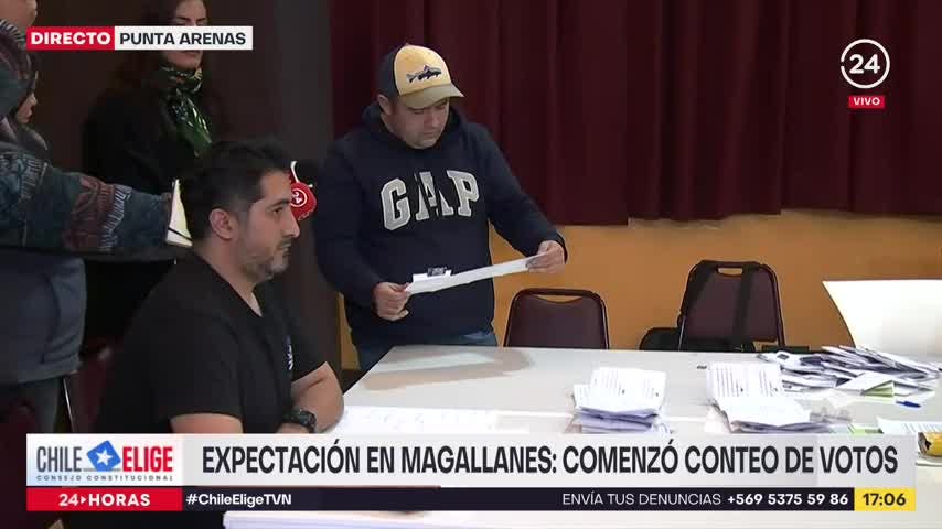 Comenzó el conteo de votos: expectación en Magallanes
