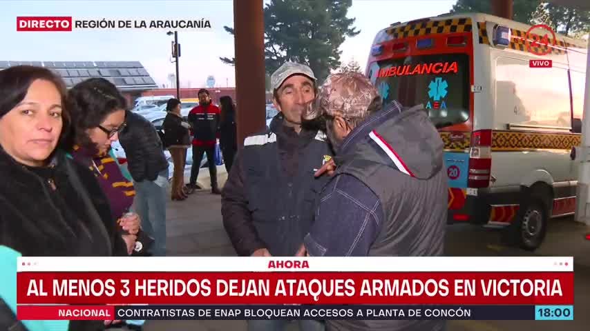 Al menos 5 ataques en La Araucanía dejan 3 heridos