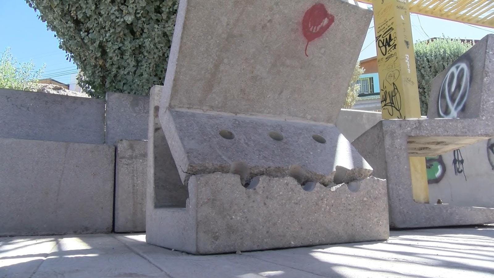 Denuncian daños en parque borde río en Calama