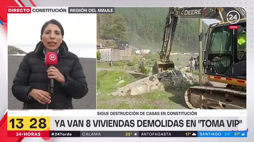 Polémica demolición de 31 construcciones de la llamada toma vip