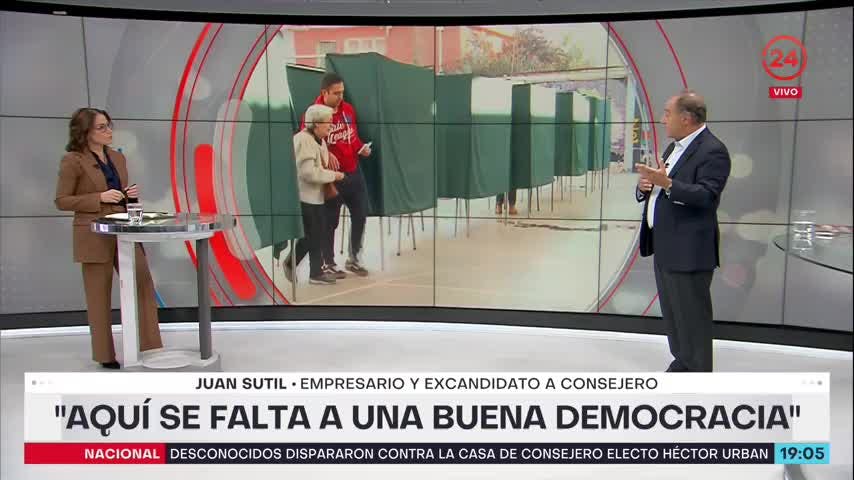 Juan Sutil por paridad: “Atentar contra el principio de la democracia representativa”